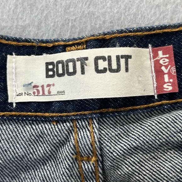 Levis 517 Mens 42x30 Bootcut Slim Fit Dark Wash 2011 Mexico NEW - Picture 12 of 16